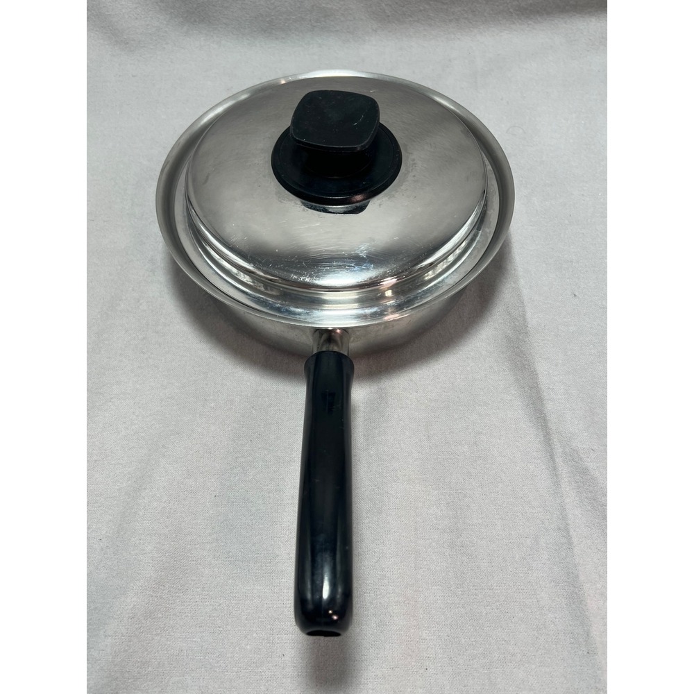 Vintage Vita Craft 5201 Penta-Ply 1.5 Qt Saucepan Skillet w/ Vapor Lid USA Made